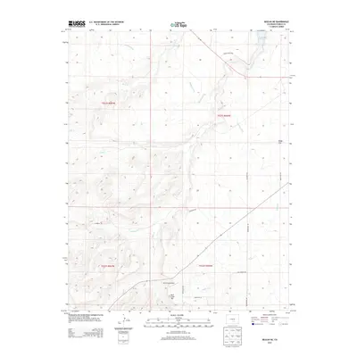 2013 Map of Beulah NE, 2013 Print