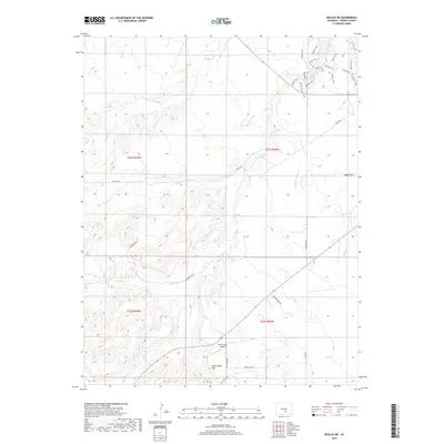 2019 Map of Beulah NE, 2019 Print