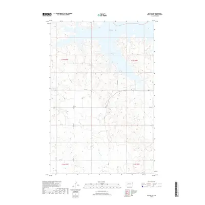 2017 Map of Beulah NW, 2017 Print