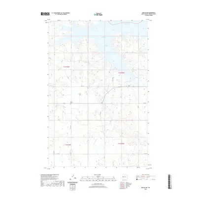 2020 Map of Beulah NW, 2020 Print