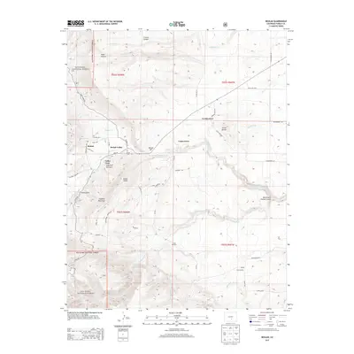 2013 Map of Beulah, 2013 Print
