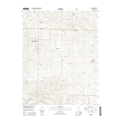 2015 Map of Beulah, 2015 Print