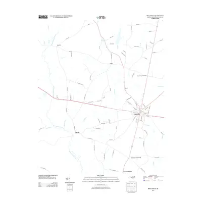 2013 Map of Beulaville, 2013 Print