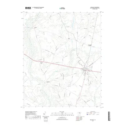 2019 Map of Beulaville, 2019 Print