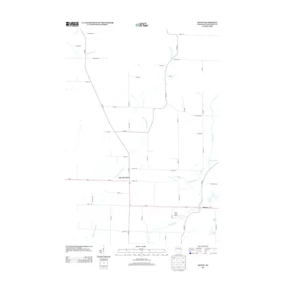 2013 Map of Bevent, 2013 Print