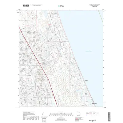 2018 Map of Beverly Beach, 2018 Print