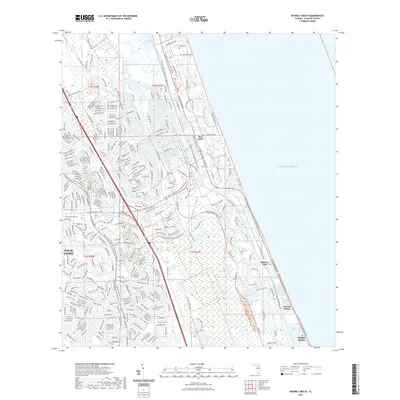 2021 Map of Beverly Beach, 2021 Print
