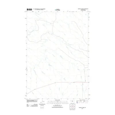 2012 Map of Beverly Creek, 2012 Print