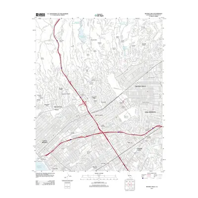 2012 Map of Beverly Hills, 2012 Print