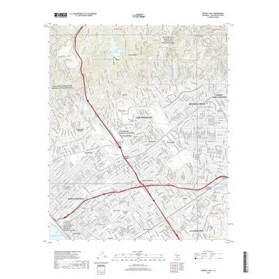 2018 Map of Beverly Hills, 2018 Print