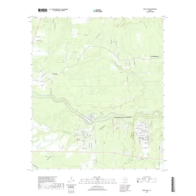 2019 Map of Bevil Oaks, 2019 Print