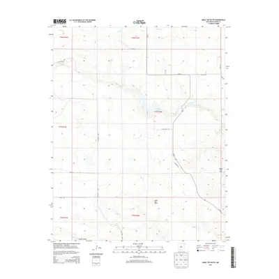 2013 Map of Bible Top Butte, 2013 Print
