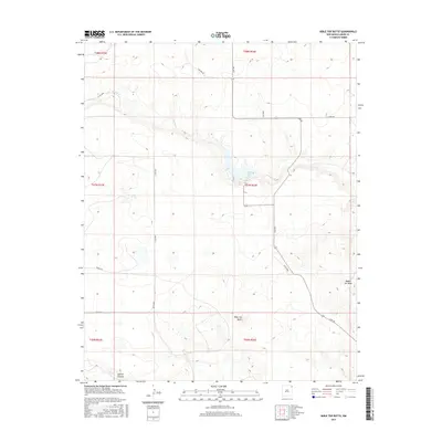 2017 Map of Bible Top Butte, 2017 Print