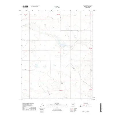 2020 Map of Bible Top Butte, 2020 Print