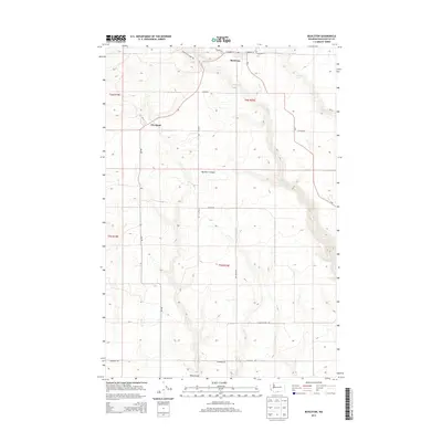 2013 Map of Bickleton, 2013 Print