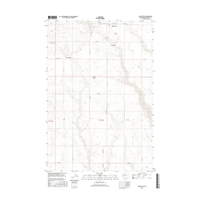 2017 Map of Bickleton, 2017 Print
