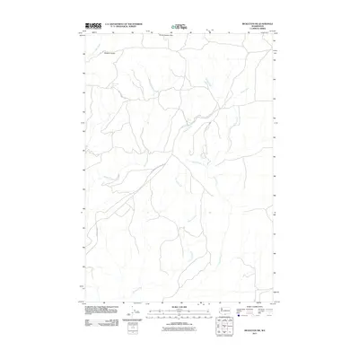 2011 Map of Bickleton NW, 2011 Print
