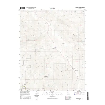 2015 Map of Bickmore Canyon, 2015 Print