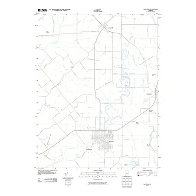 2010 Map of Bicknell, 2010 Print