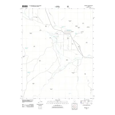 2011 Map of Bicknell, 2011 Print