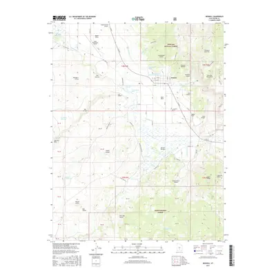 2017 Map of Bicknell, 2017 Print