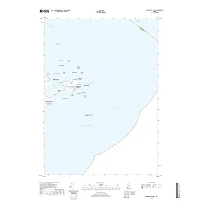 2018 Map of Biddeford Pool, 2018 Print