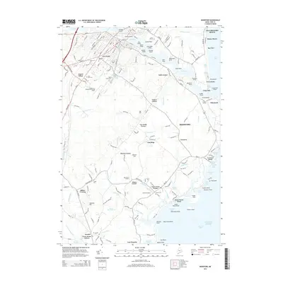 2014 Map of Biddeford, 2014 Print