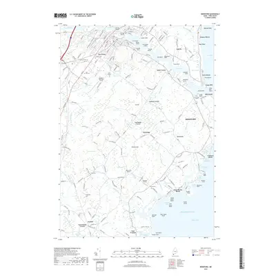 2018 Map of Biddeford, 2018 Print
