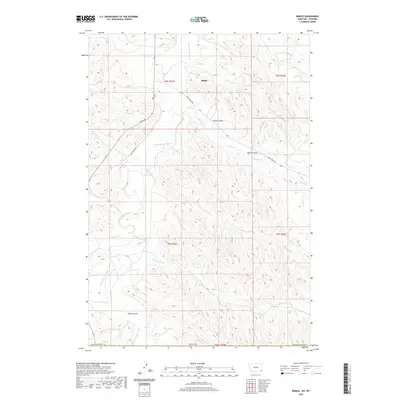 2020 Map of Biddle, 2020 Print