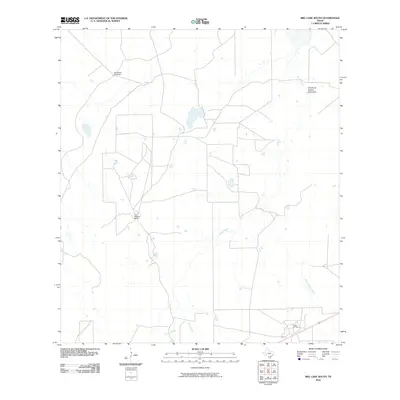 2010 Map of Biel Lake South, 2010 Print