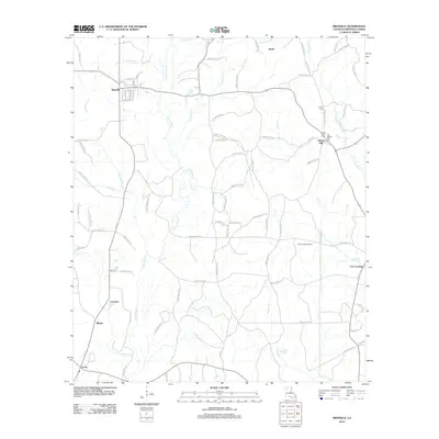 2012 Map of Bienville, 2012 Print