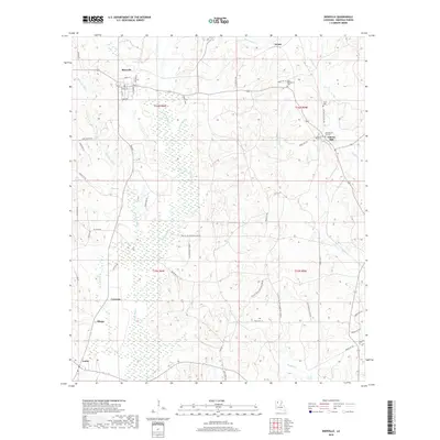 2018 Map of Bienville, 2018 Print