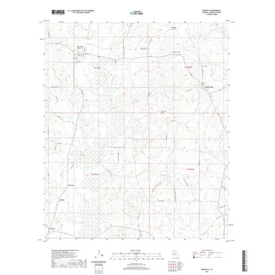 2020 Map of Bienville, 2020 Print
