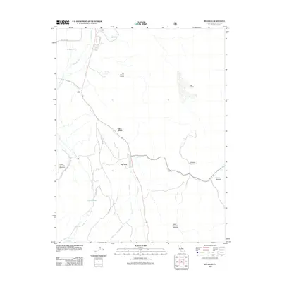 2012 Map of Big Alkali, 2012 Print