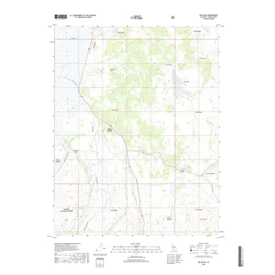 2018 Map of Big Alkali, 2018 Print