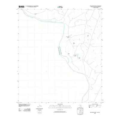 2010 Map of Big Apache Hill, 2010 Print