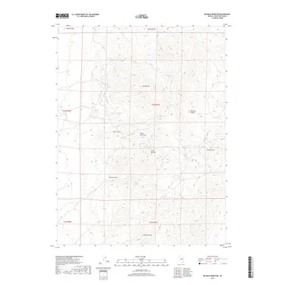2018 Map of Big Bald Mountain, 2018 Print