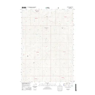 2013 Map of Big Baldy, 2013 Print