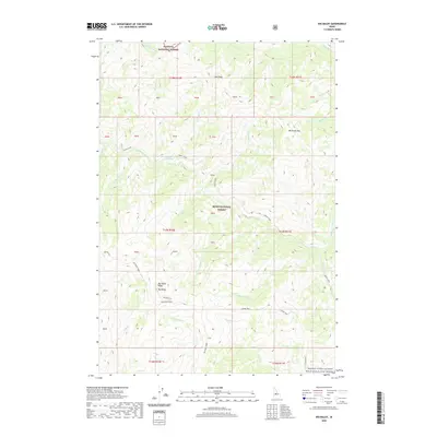 2020 Map of Big Baldy, 2020 Print