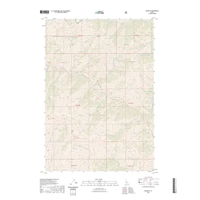 2023 Map of Big Baldy, 2023 Print