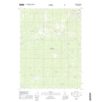 2018 Map of Big Bar, 2018 Print