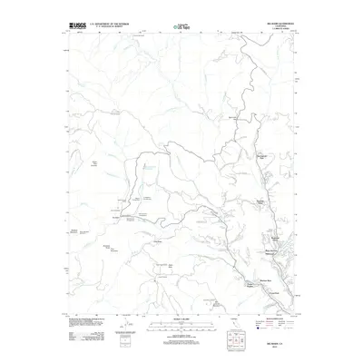 2012 Map of Big Basin, 2012 Print