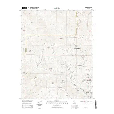 2015 Map of Big Basin, 2015 Print
