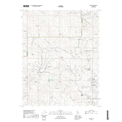 2018 Map of Big Basin, 2018 Print