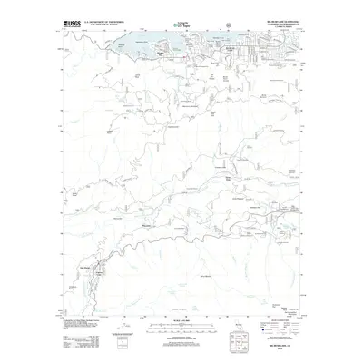 2012 Map of Big Bear Lake, 2012 Print