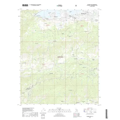 2018 Map of Big Bear Lake, 2018 Print
