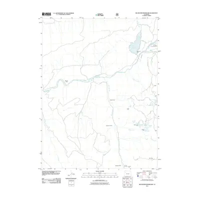 2011 Map of Big Beaver Reservoir, 2011 Print