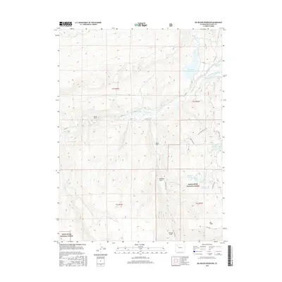 2016 Map of Big Beaver Reservoir, 2016 Print