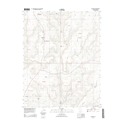 2014 Map of Big Bench, 2014 Print
