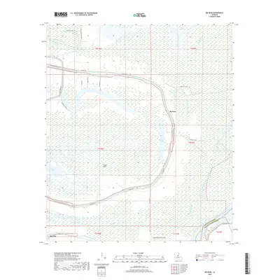 2018 Map of Big Bend, 2018 Print